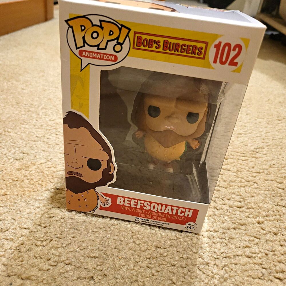 Funko Pop! Animation Bob's Burgers Beefsquatch #102 Boxed Vinyl Figurine